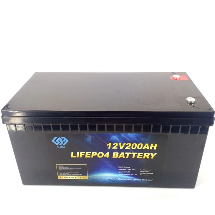 اعلی صلاحیت 2.5kwh لیتھیم فاسفیٹ بیٹری 12v 200ah 210ah Lifepo4 سولر بیٹری 12v 200ah ریچارج ایبل بیٹریاں